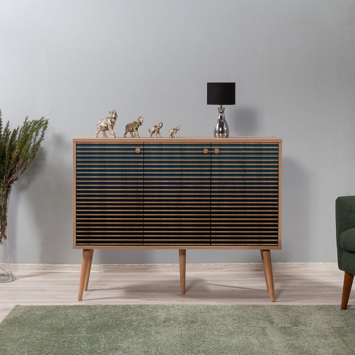 Hanah Home Mega-222 Consola en Roble Sonoma Hanah Home Mega-222 Consola en Roble Sonoma